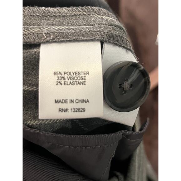 NOT FOR SALE Helsa Pinstripe Cuffed Trousers Pants •• Grey $298 Reformation Fr - Picture 16 of 16